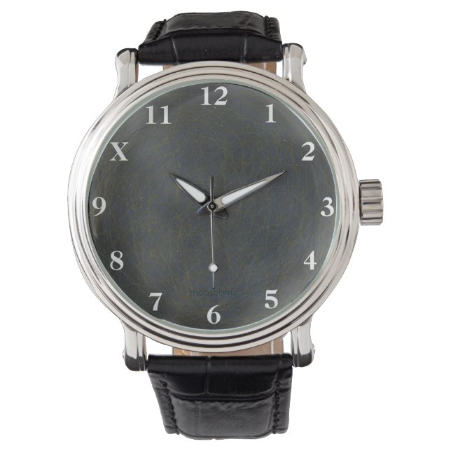 Svart klot armbandsur (Framsida)