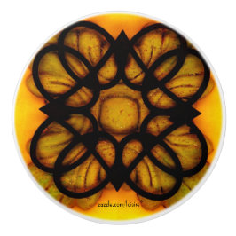 Svart knopp keramisk dragning