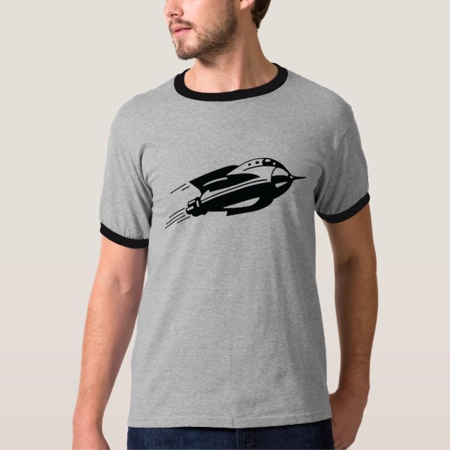 Svart knubbig skjorta för klassiker tee (Framsida)