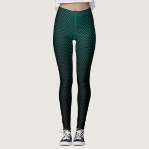 Svart kolfiber, mönstrad leggings