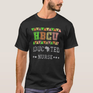 Svart Kollega Utbildad Vint HBCU-utexaminerad Sjuk T Shirt