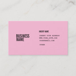 Svart kondenserad Typsnitt av bomull Visitkort