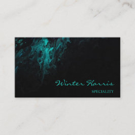 Svart konstnärlig abstrakt för professionell av ch visitkort