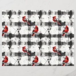 Svart kontroll av kardinalvattenfärg