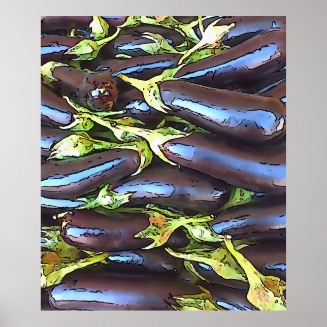 Svart konturkonst för konstverk poster (Framsidan)