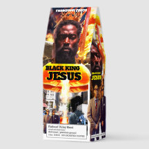 SVART KONUNG JESUS Kaffe, 12ozpåse, Mörk Rostning,