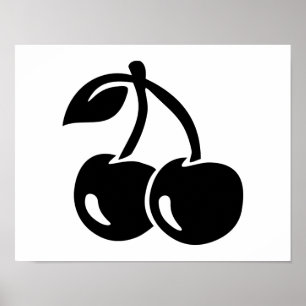 Svart körsbär poster