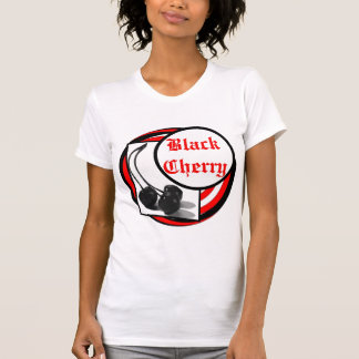 Svart körsbär tee shirt