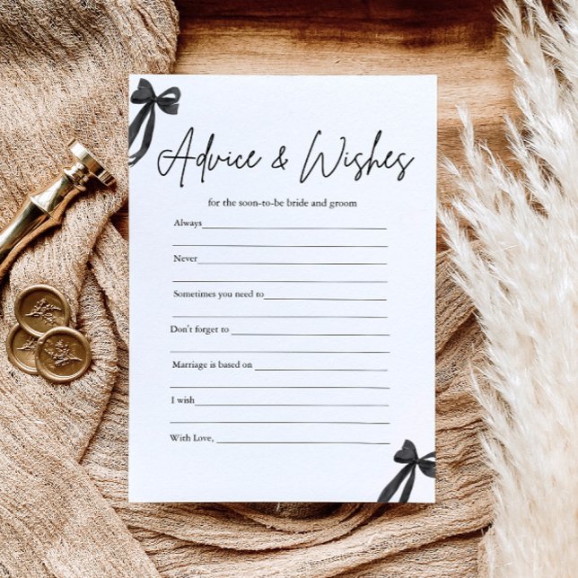 Svart kortplatsråd och Önskemål Möhippa-spel Inbjudningar (Skapare uppladdad)