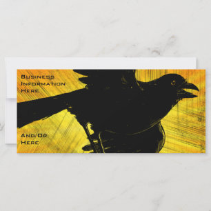 Svart Kråka Grunge 2012 Calendar Bookmark Rack Car