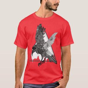 Svart kråka t shirt