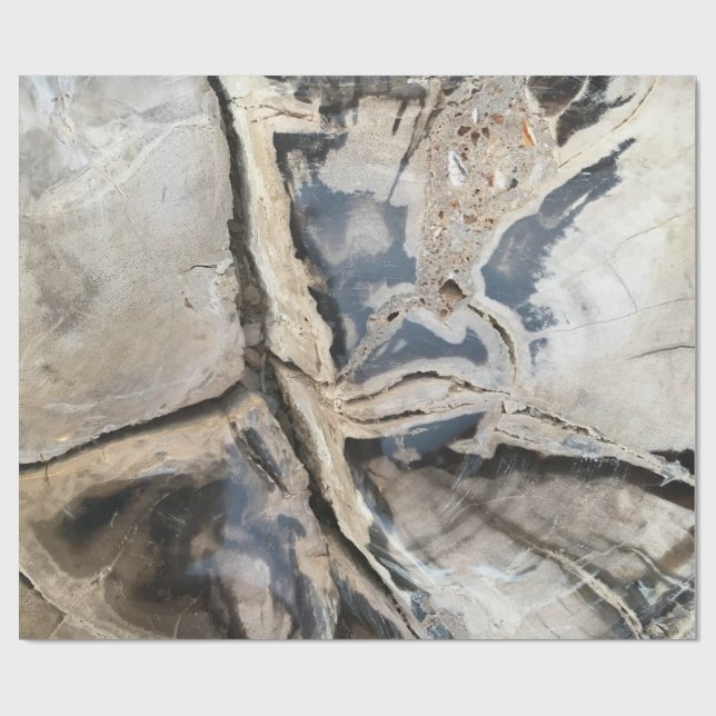 Svart & kräm- Crystal slående in papper Presentpapper (Platt)