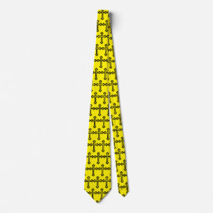 Svart kristet kors slips