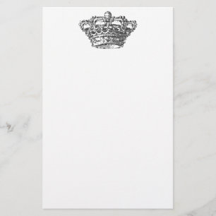 Svart krona brevpapper