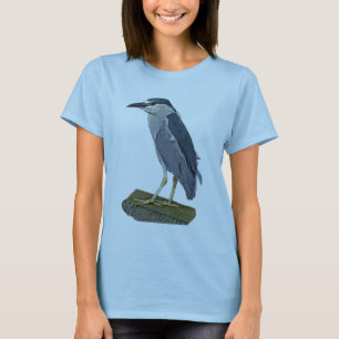 Svart-krönad nattHeron T-shirt