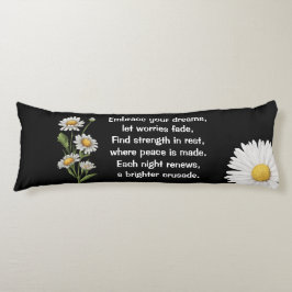 Svart kroppsfyllning kroppskudde