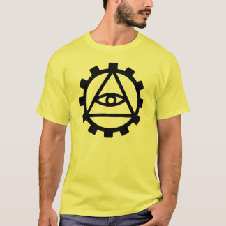 Svart kugge t-shirt