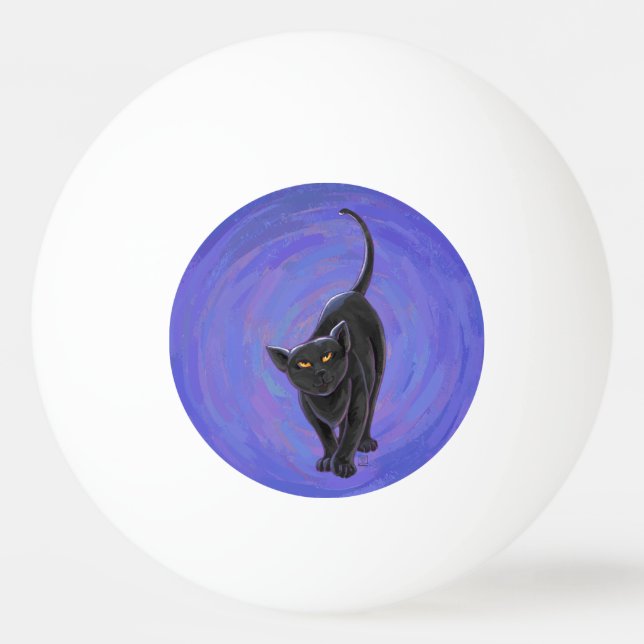 Svart kundpresenter och tillbehör pingisboll (Baksidan)