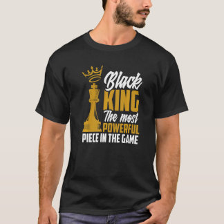 Svart Kung är det mäktigaste Biet i spelet Afro am T Shirt