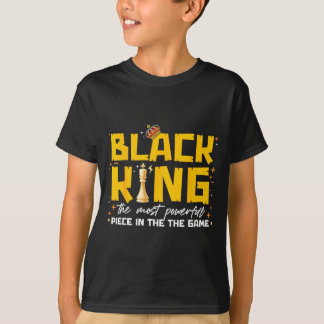 Svart Kung Den Mest Kraftfulla Bit I Spelet T Shirt