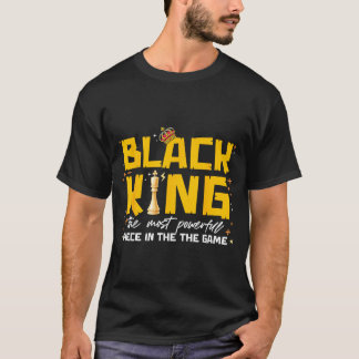 Svart Kung Den Mest Kraftfulla Bit I The Spelet T Shirt