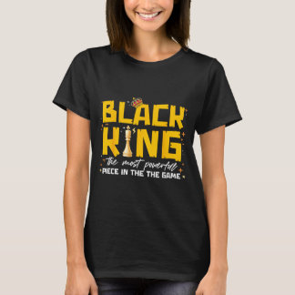 Svart Kung Den Mest Kraftfulla Bit i The Spelet T Shirt