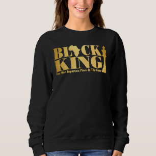 Svart Kung Den Viktigaste Bitan I Spelet Af T Shirt