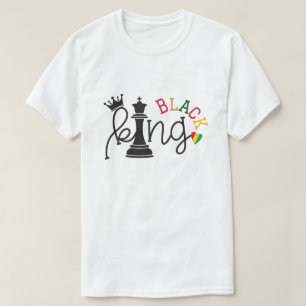 Svart Kung - Svarta Historik Månad T-Shirt