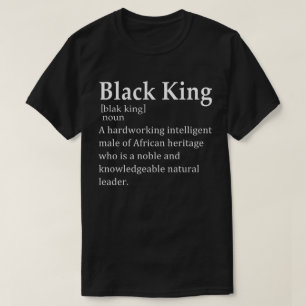 svart kung t shirt