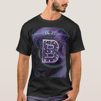 Svart kunglig lv svart lyon design t shirt