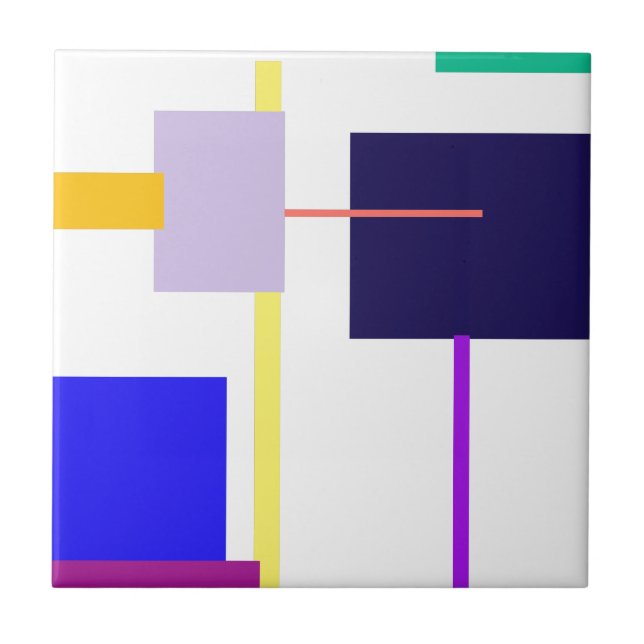 Svart kvadrat kakelplatta (Framsidan)