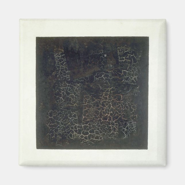 Svart kvadrat magnet (Framsidan)