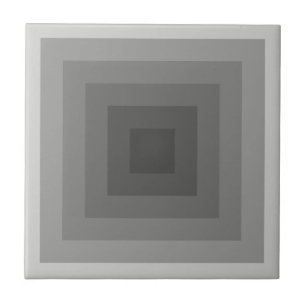 Svart kvadratisk geometri kakelplatta
