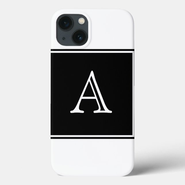 Svart kvadratmonogram (Baksida)
