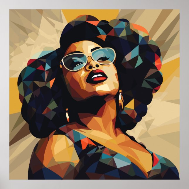 Svart kvinna: Kuba Poster (Framsidan)