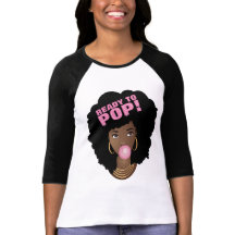 Svart kvinna, Redo till pop, Bubblegum, Rosa