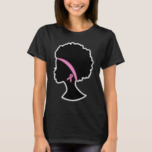 Svart kvinnor i bröstcancer, afrikansk amerikan t shirt