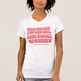 Svart kvinnor Mental Health Awareness Self Kärlek  T Shirt