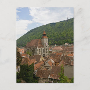 Svart kyrka (Biserica Neagra) Brasov, rumänien Vykort