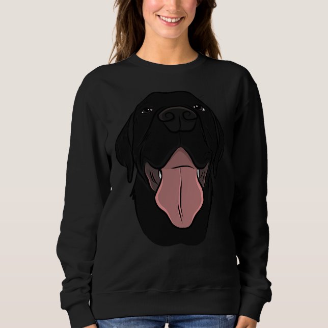 Svart lab Black Labrador Retriever Svart lab Kort T Shirt (Framsida)