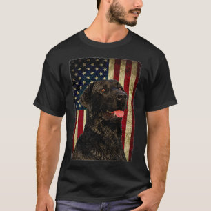 svart lab Flagga Lab Owner Hunting Hund T Shirt