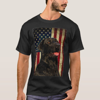 svart lab Flagga Lab Owner Hunting Hund T Shirt