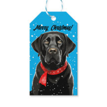 Svart lab God jul Labrador Retriever