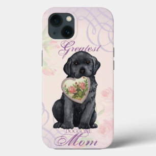 svart lab Heart Mamma