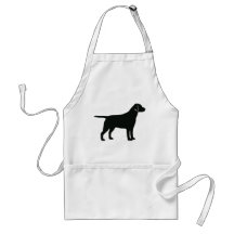 svart lab Hund Apron
