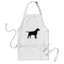 svart lab Hund Apron Förkläde