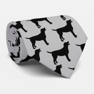 Svart lab Hund Silhouette Slips