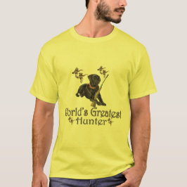Svart lab jaktmanar skjortor t shirt