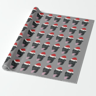Svart lab jul presentpapper