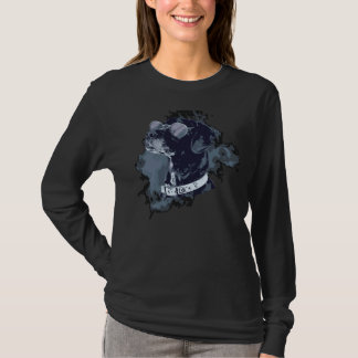 Svart lab Labrador Retriever-Hund med Hund av glas T Shirt